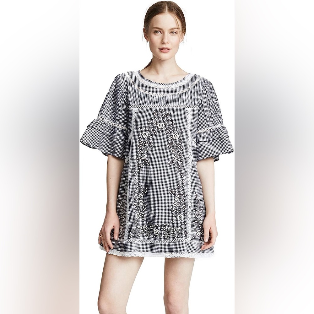 FREE PEOPLE | SUNNY DAY GINGHAM DRESS XS